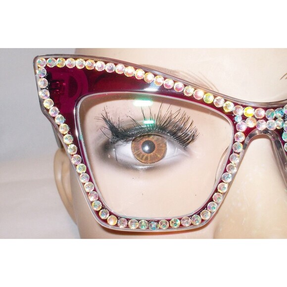 Unbranded | Accessories | Unique Boutique Reading Glasses Fab Ruby Red ...